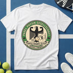 Padel Physik Gesellschaft Badge T-Shirt
