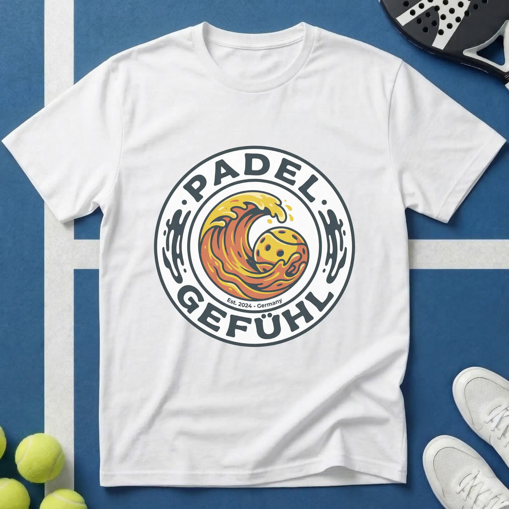 Padel Gefühl Emblem T-Shirt