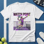 Match Point Lila Gaming Style Padel T-Shirt