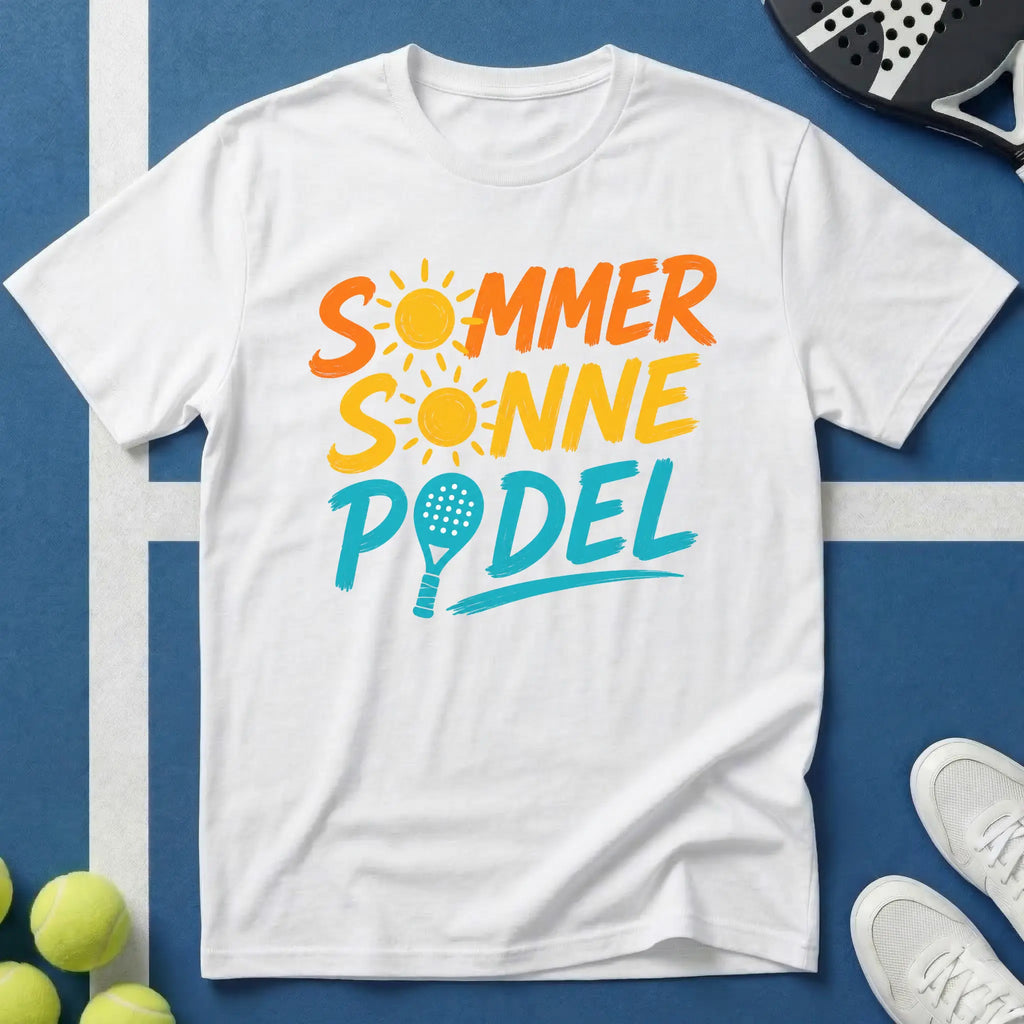 Sommer Sonne Padel v1 T-Shirt