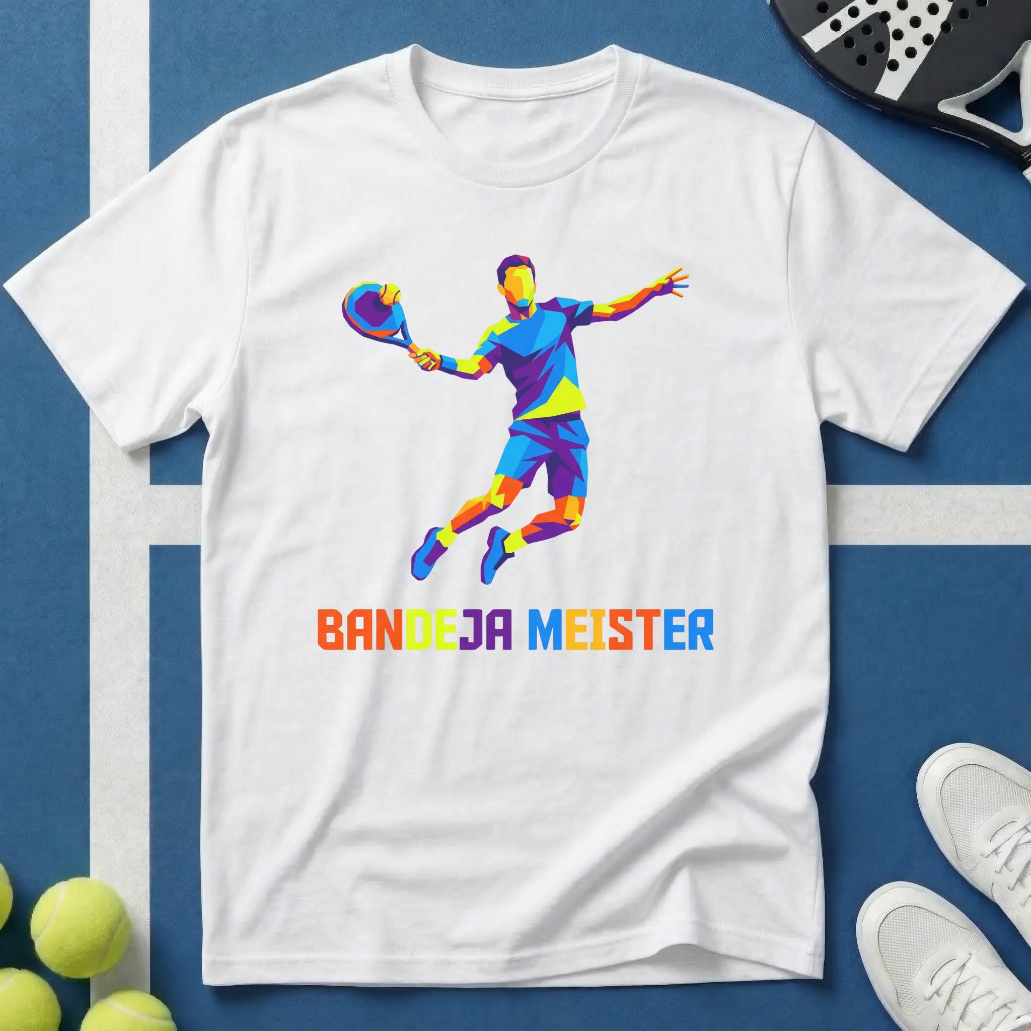 Padel Bandeja Meister Pop Art Style T-Shirt