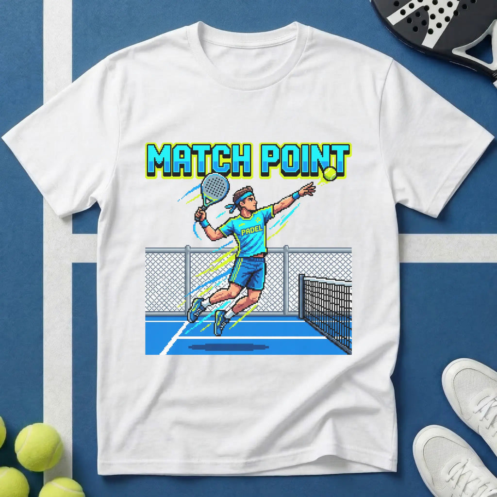 Padel Match Point Comic Style T-Shirt
