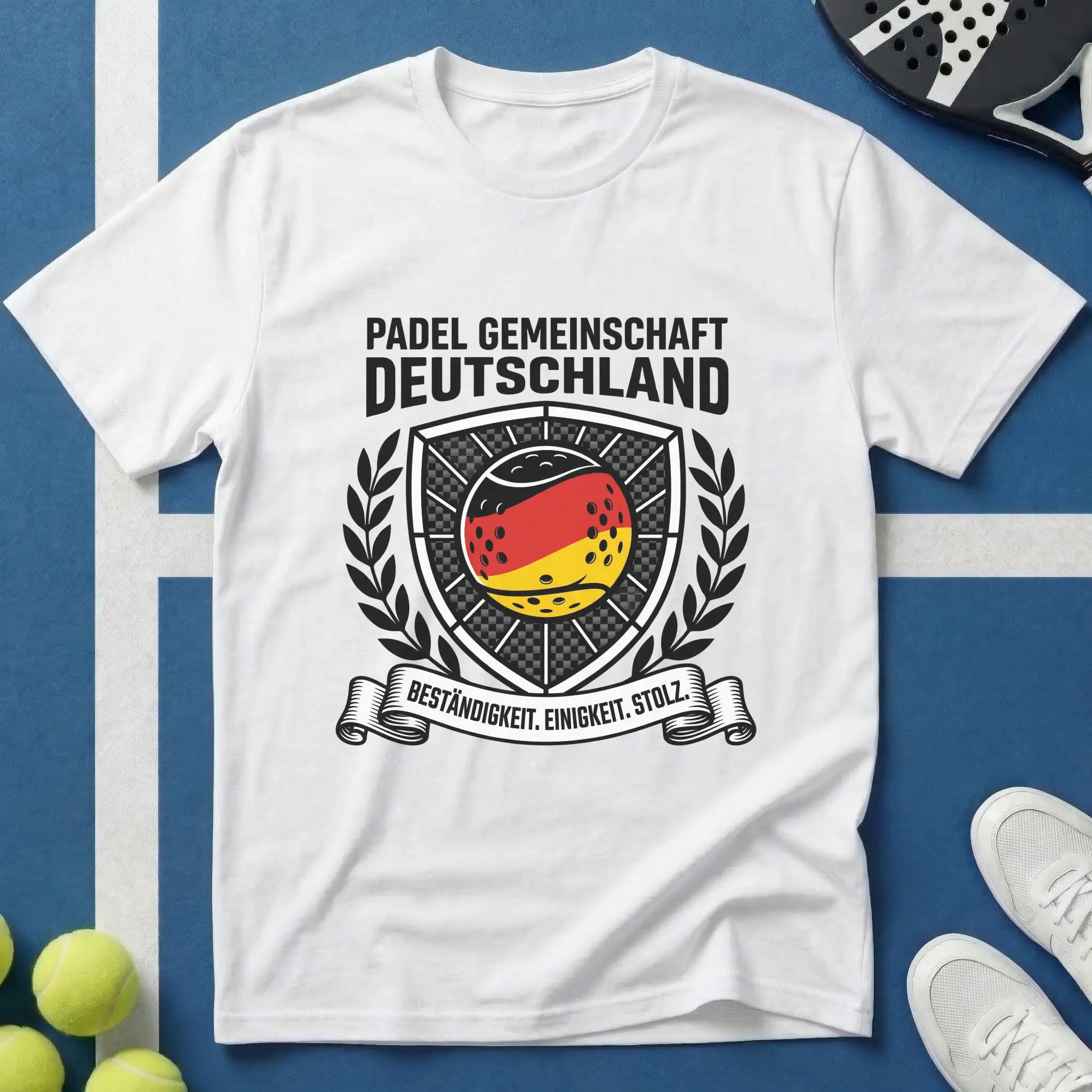 Padel Gemeinschaft Deutschland Wappen T-Shirt