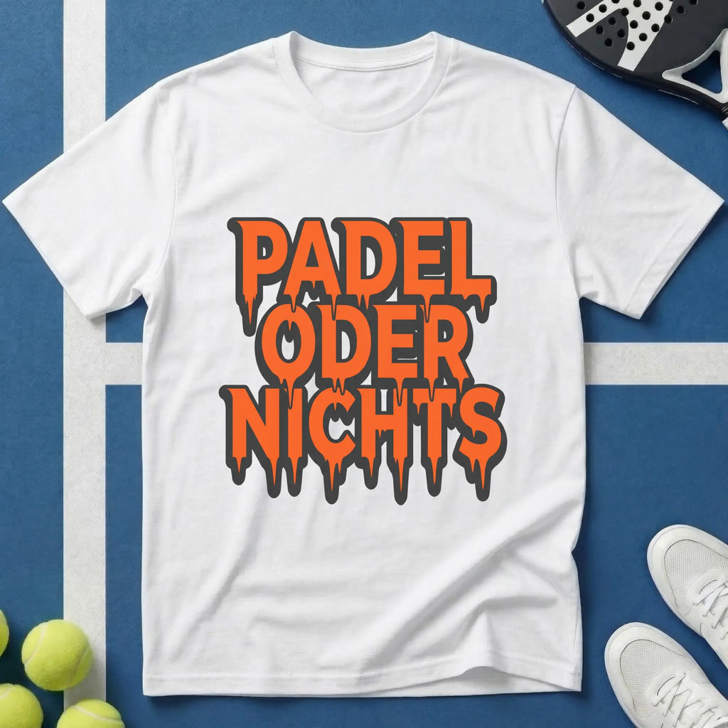 Padel Oder Nichts Dripping Style T-Shirt