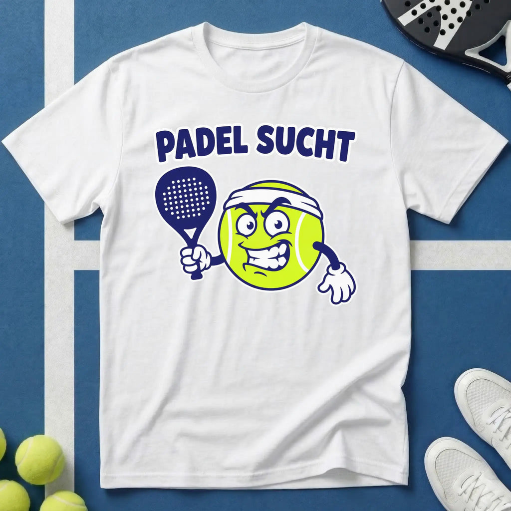 Padel Sucht Ball T-Shirt
