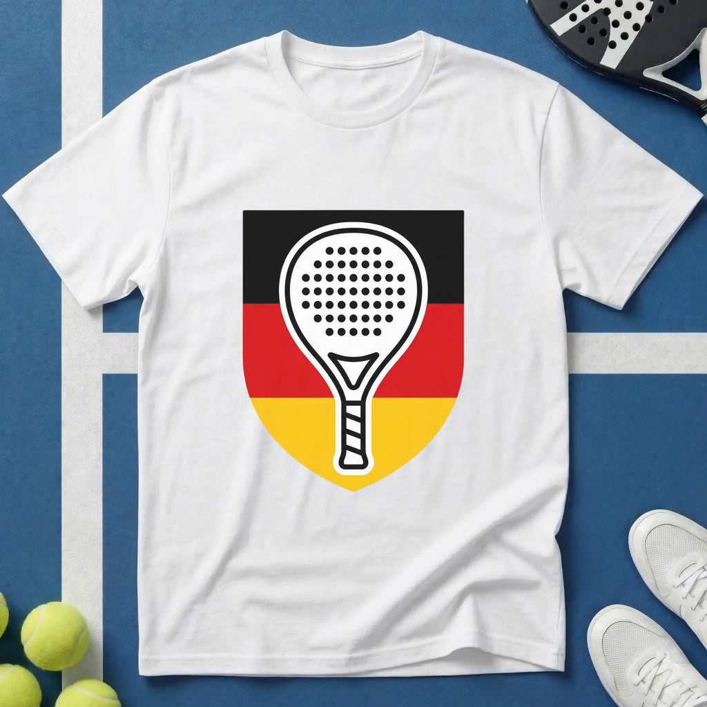 Padel in Deutschland Fahne T-Shirt