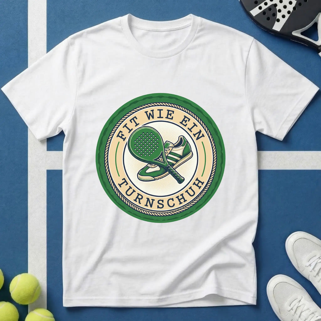 Fit Wie Ein Turnschuh Emblem T-Shirt