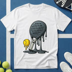 Dripping black Padel T-Shirt