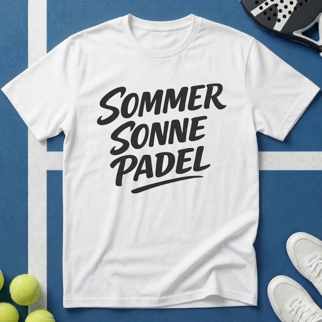 Sommer Sonne Padel v3 T-Shirt
