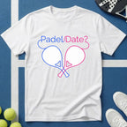 Padel Date mit Schlägern T-Shirt
