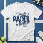 Padel Blaue 3D Explosion T-Shirt