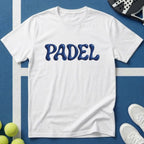 Padel 3D Bubble Schrift T-Shirt