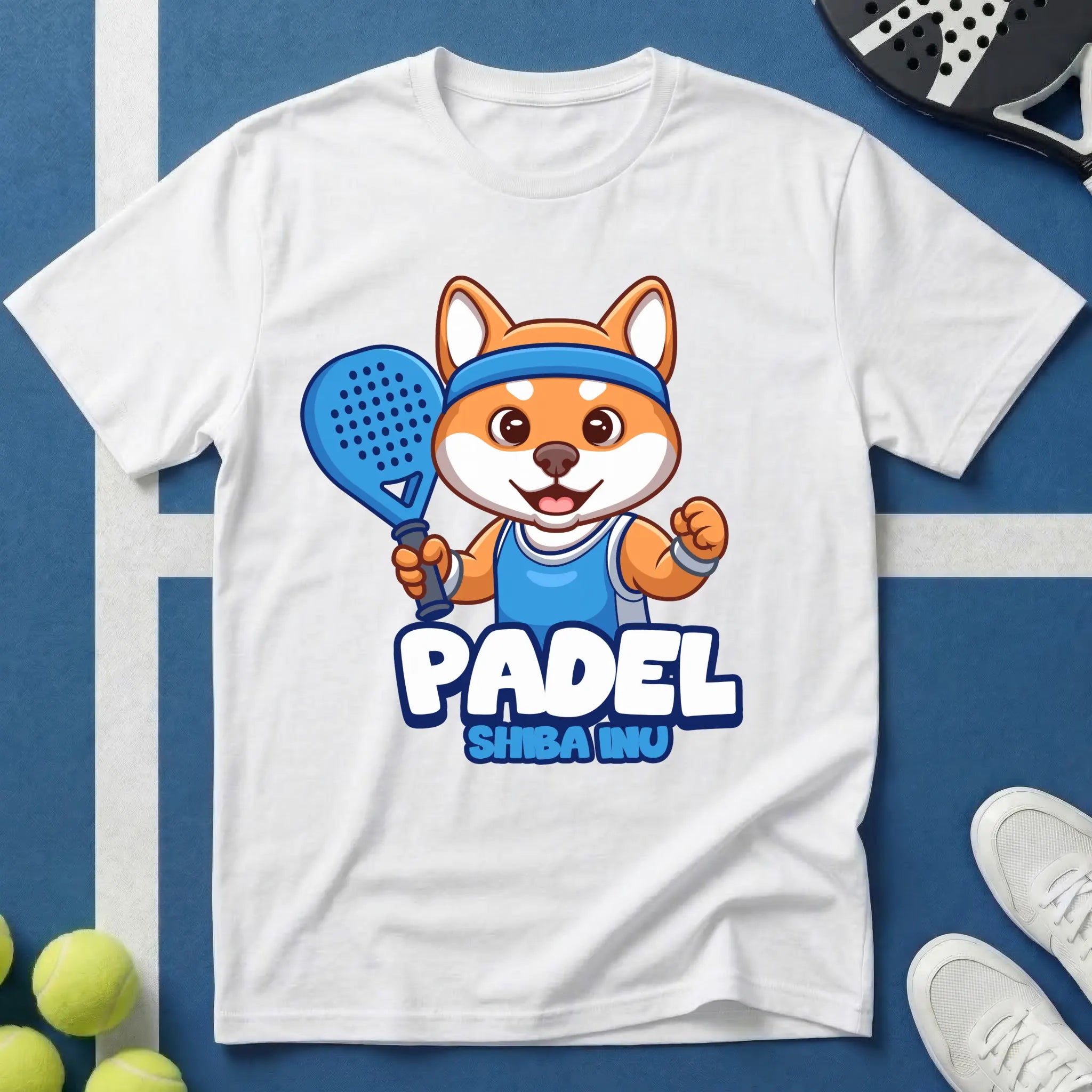 Padel Shiba Inu T-Shirt